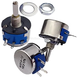 1Pcs WX14-12 3W Single Lap Wirewound Potentiometers 1K 10K 20K 22K 56R 100R 220R 470R 2.2K 3.3K 4.7K 2K2 3K3 4K7