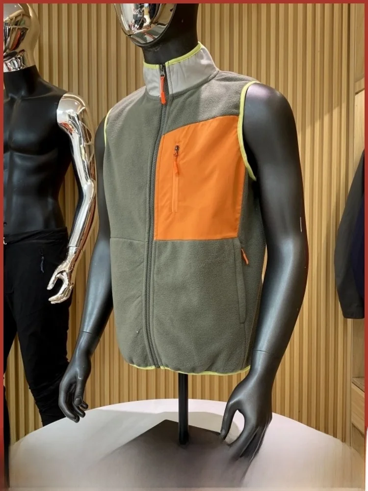 

Тяжелый уличный жилет Fce ex Svel, теплый жилет для осенне-зимней пары, одинаковые украшения на молнии с подставкой