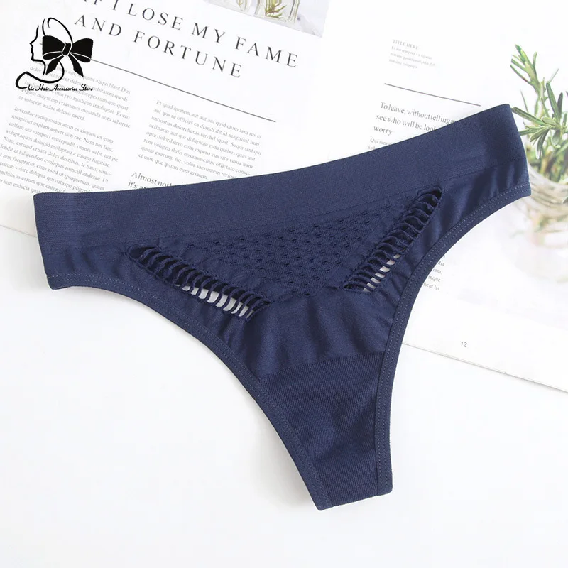 Comfortable Women's Panties Fashion Girls G-String Sports Underwear Cozy Lingerie Thongs Underpants T-Back Tanga Panties Women