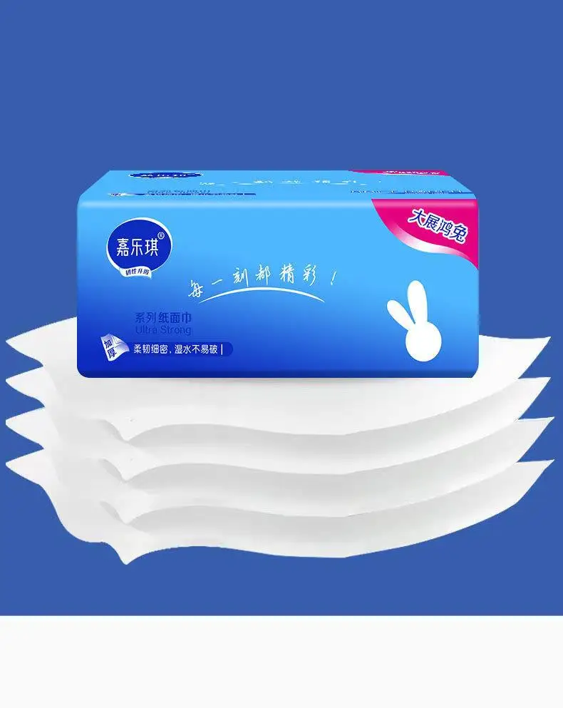 8Packs 220sheet 4Layers Paper Napkins Virgin Wood Pulp Toilet Paper Portable Travel Facial Tissue Outdoor Hand Tissue