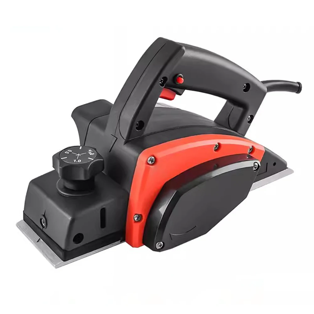 220V elektrische hout schaafmachine Mini hout schaafmachine Handbediende houtbewerkingsschaafmachine Krachtige elektrische schaafmachine voor het gladmaken van houtoppervlakken
