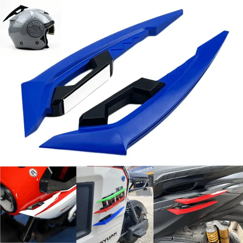 

2Pcs Motorcycle Winglets Motorcycle Front Side Spoiler Aerodynamic Wing Set Motorcycle Fixed Wind Wing Used for 250SR
