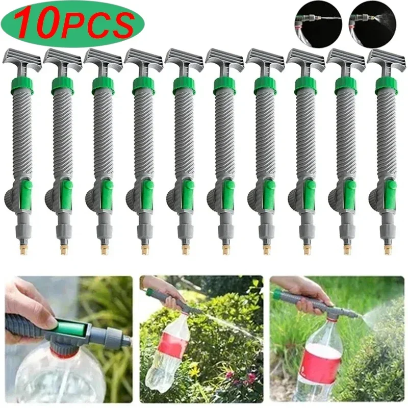 10/1 stücke manuelles Sprüh gerät Hochdruck luftpumpe Gartenarbeit Blumen wasser flaschen sprüh gerät einstellbare Düse Garten bewässerungs werkzeug