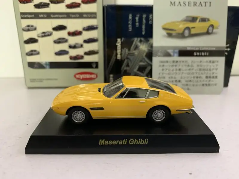 

1/64 KYOSHO Maserati Ghibli Коллекция литых под давлением сплавов, декоративная модель автомобиля, игрушки