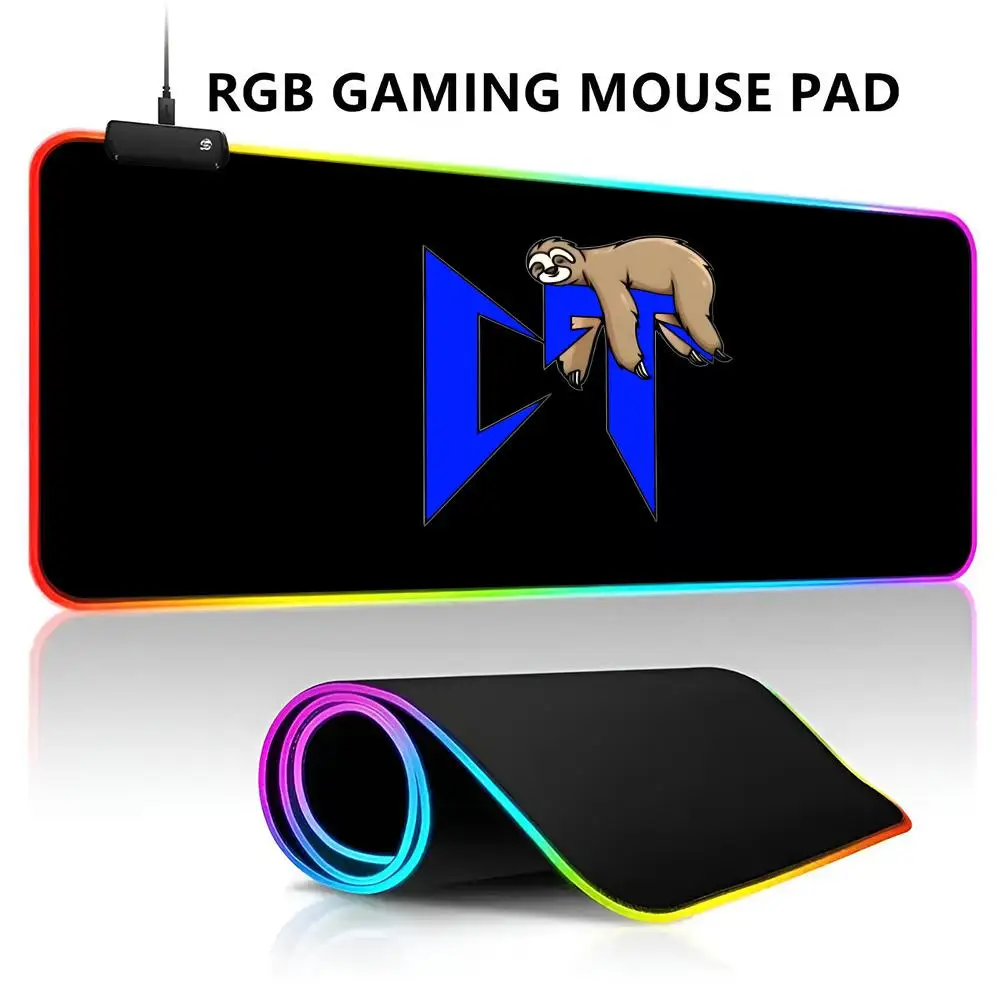 

Коврик для мыши Rapper Natanaels Canos с RGB LED подсветкой, водонепроницаемый, большой игровой коврик для мыши, коврик для клавиатуры, для ПК