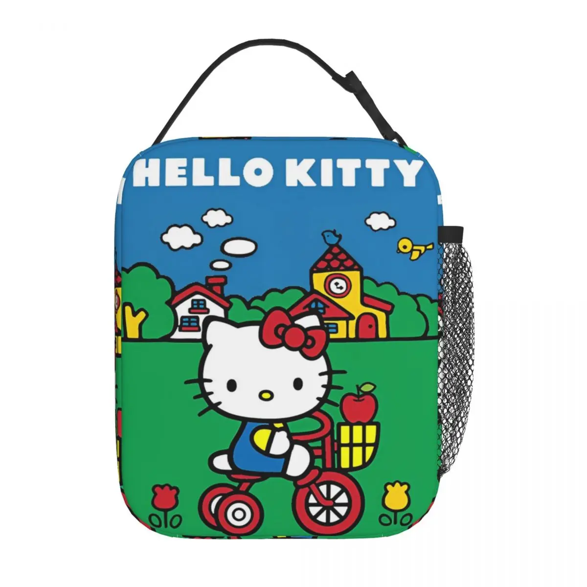 Hello Kitty Accessories Insulated Lunch Tote Bag For Travel Food Storage Bag Reusable Cooler Thermal Lunch Box