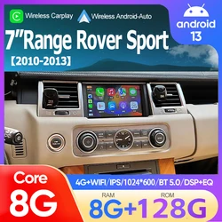 For Range Rover Sport 2010 2011 2012 2013 Android 13 8G 128G Multimedia Player Carplay GPS Navigation Touch Screen BT Car Radio