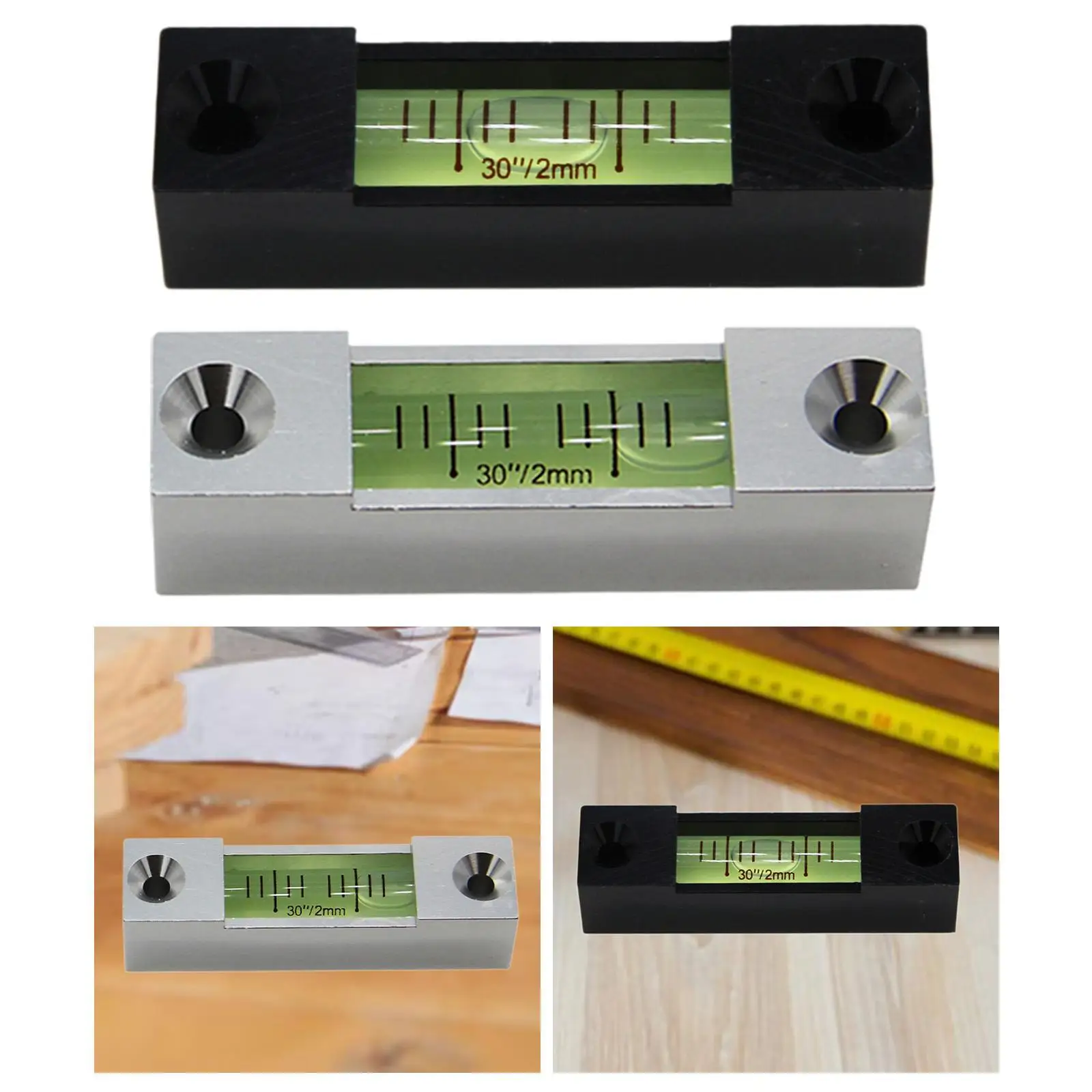 

Horizontal Bubble Level Water Level Ruler Lightweight Small Bar Level Aluminum Alloy for Equipment Factory Machinery Instrument