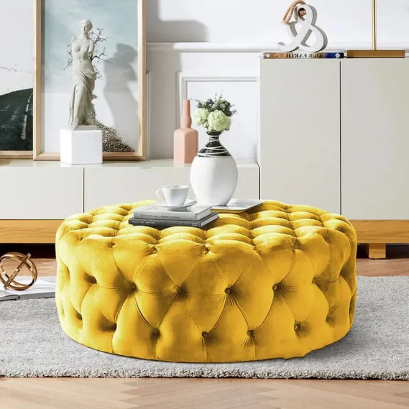 High End Nordic Living Room Sofa, Coffee Table, Bedroom Dressing Room, Dressing Table, Footstep Stool, Round Shoe Changing Stool