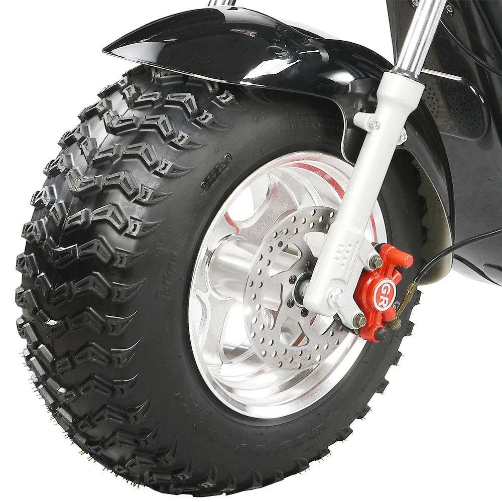 60v25ah 4000w motor citycoco scooter elétrico 18 Polegada snowfield pneu fora de estrada velocidade máxima 70-80km/h carga máxima 250kg eua estoque