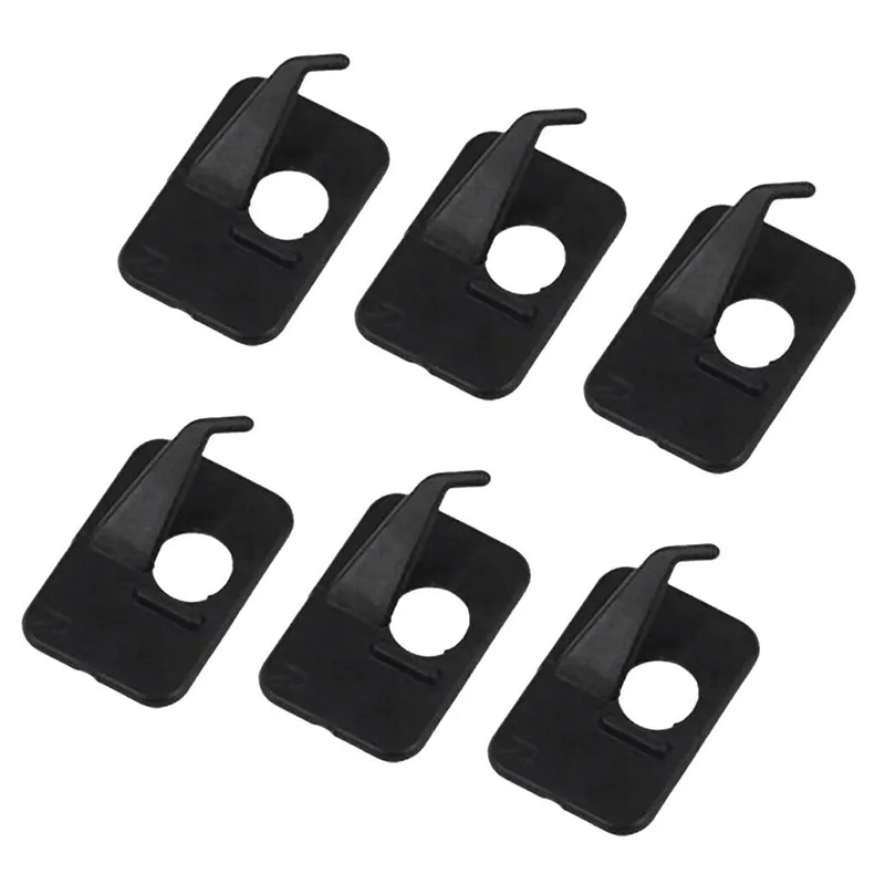 Self Adhesive Arrow Rest Right Hand Black 3*2*1cm For Recurve Bow 6pcs Portable Training Repalcement Accessory