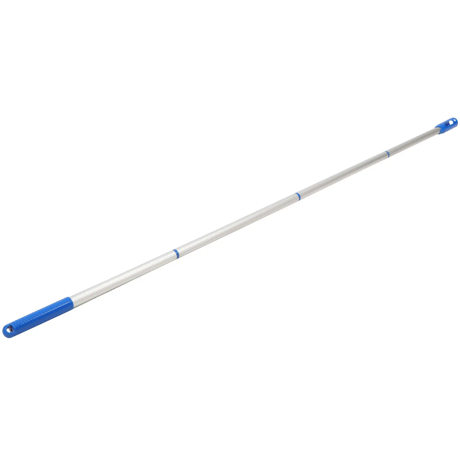 

1Set Pool Net Pole Reinforced PP Material Plastic Wrapped End Safe for Hands Lightweight Adjustable Skimmer Fishing Rod Pool