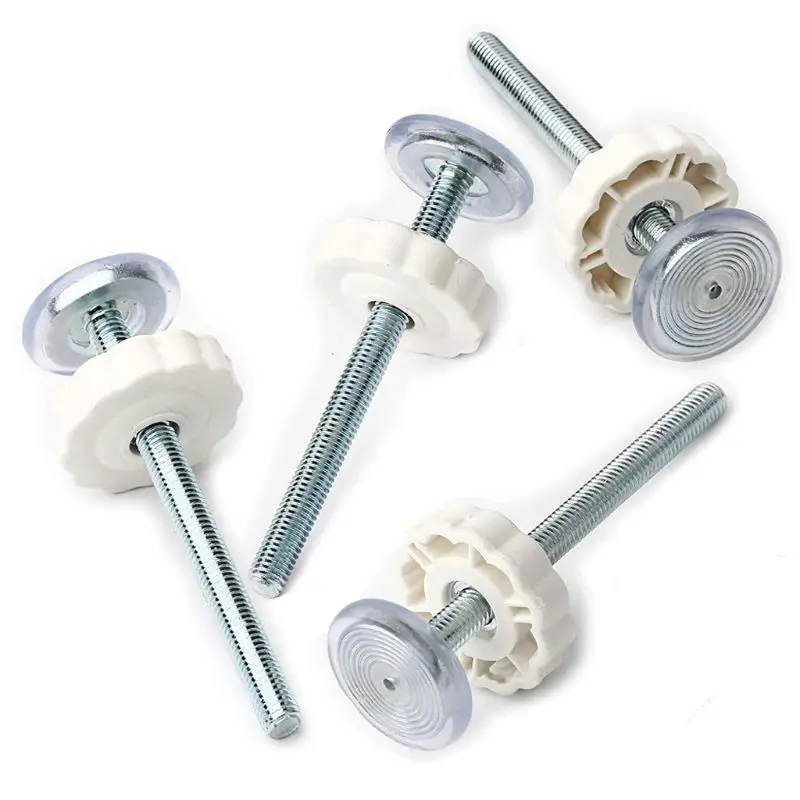 83XC Pressure Mounted Baby Gates Threaded Spindle Rods,4Pcs Spindle Screw Mounted Bolts for stair Gates Dog Gate