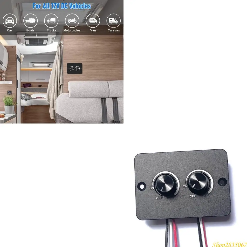 

2 переключателя затемнения СИД банды 60В ШИМ ровное круглое управление для освещения 831Ф автомобиля