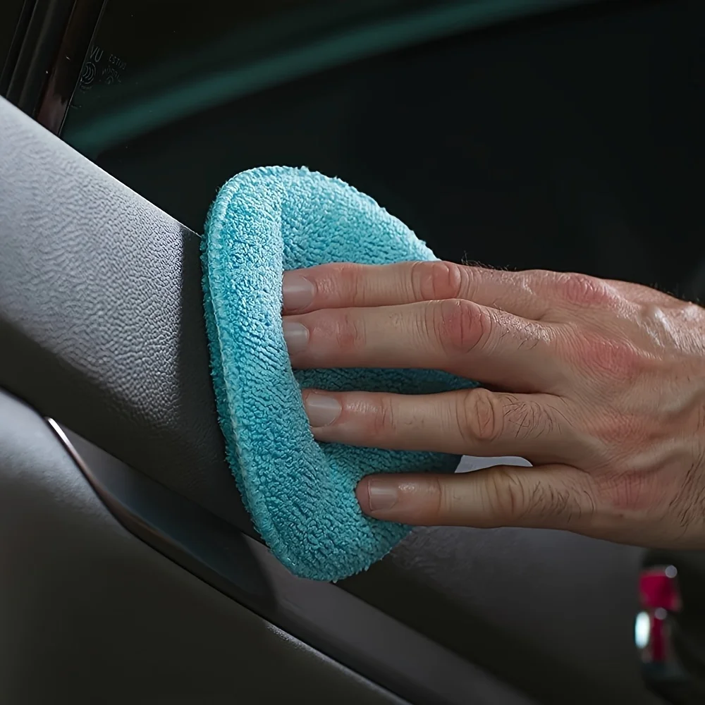 

20pcs Ultra-Soft Microfiber Waxing Pads - Gentle Car Polishing Sponges for Smooth Finish, Easy Wax Application,