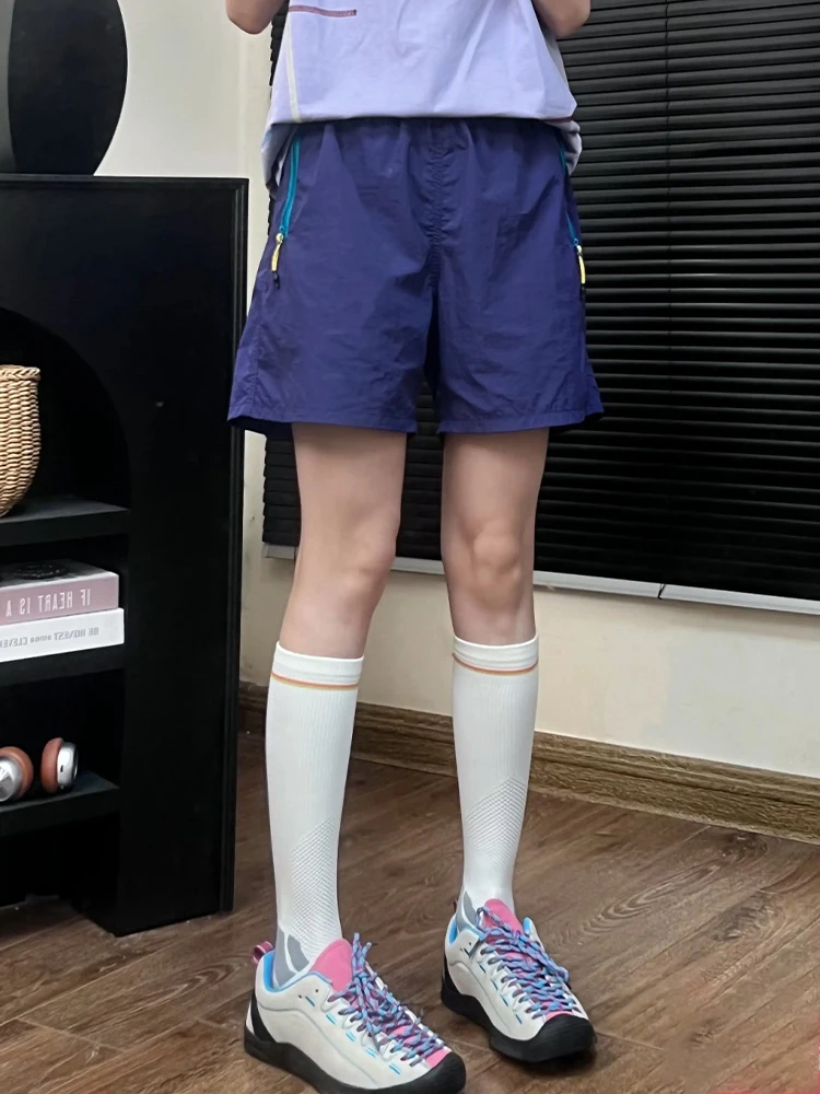 

Qui Dry Ice Silk Mountain Series ort Pants Men Women Summer Outdoor Badminton Sports Five-Quarter Length Youth Faion