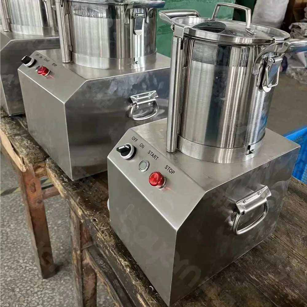 High-Capacity Commercial Vegetable Cutter Multi-Function Cutting Machine For Fruit Ginger Potato Onion Carrot Dicing Chopping