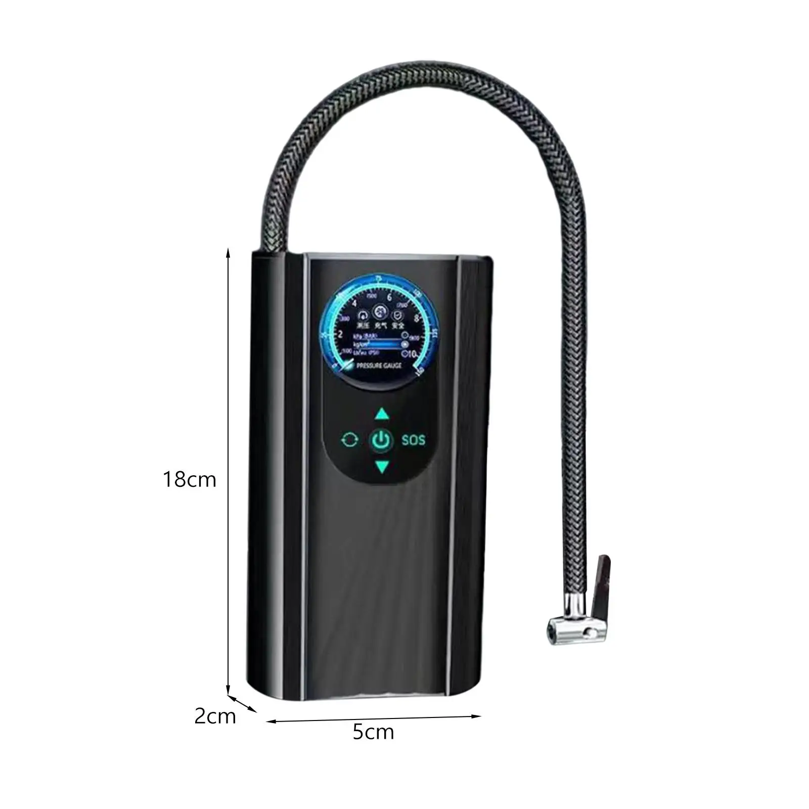 Electric Tire Pump Portable Air Compressor Handheld Car Tire Inflator inflation Pump for Car SUV Basketball Fast Bike Pump