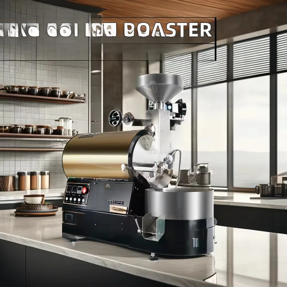 Kg 2 kg electric gas coffee roaster stainless steel