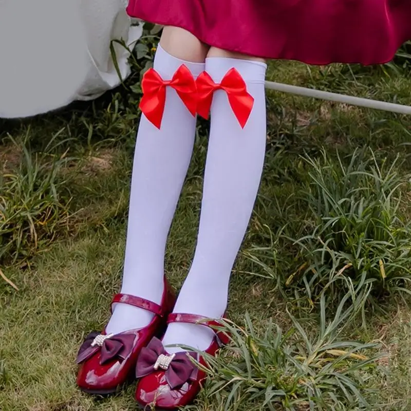 Y3NE BOWS SOCKS ALTES JAÇAS SOBRE SOBAS SOCAS PANTELAS SEER SILK STOCKS MENINAS AUNS MENINAS DO TUBO LONGO PO