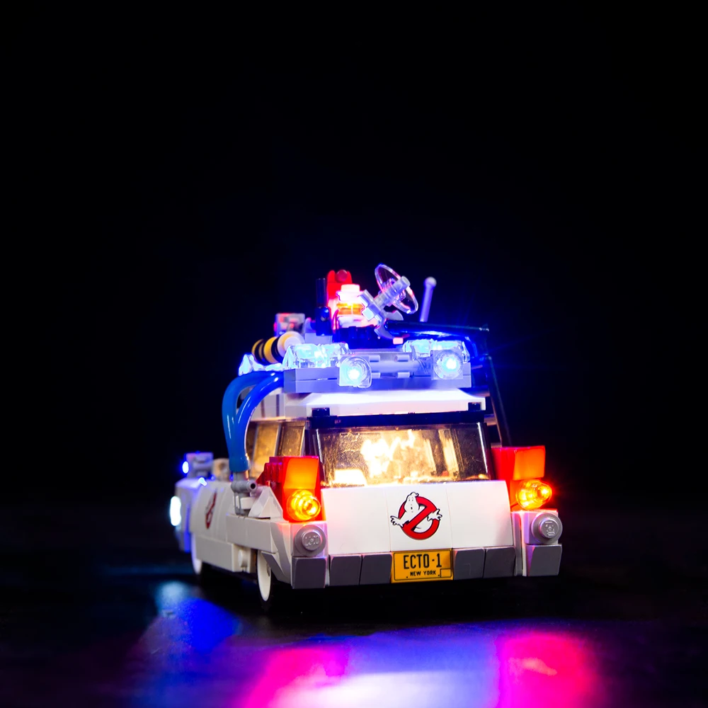 LED Light Kit For 21108  Ghostbusters Ecto-1 Car Bricks  DIY Toys Set (Not Included Building Blocks)