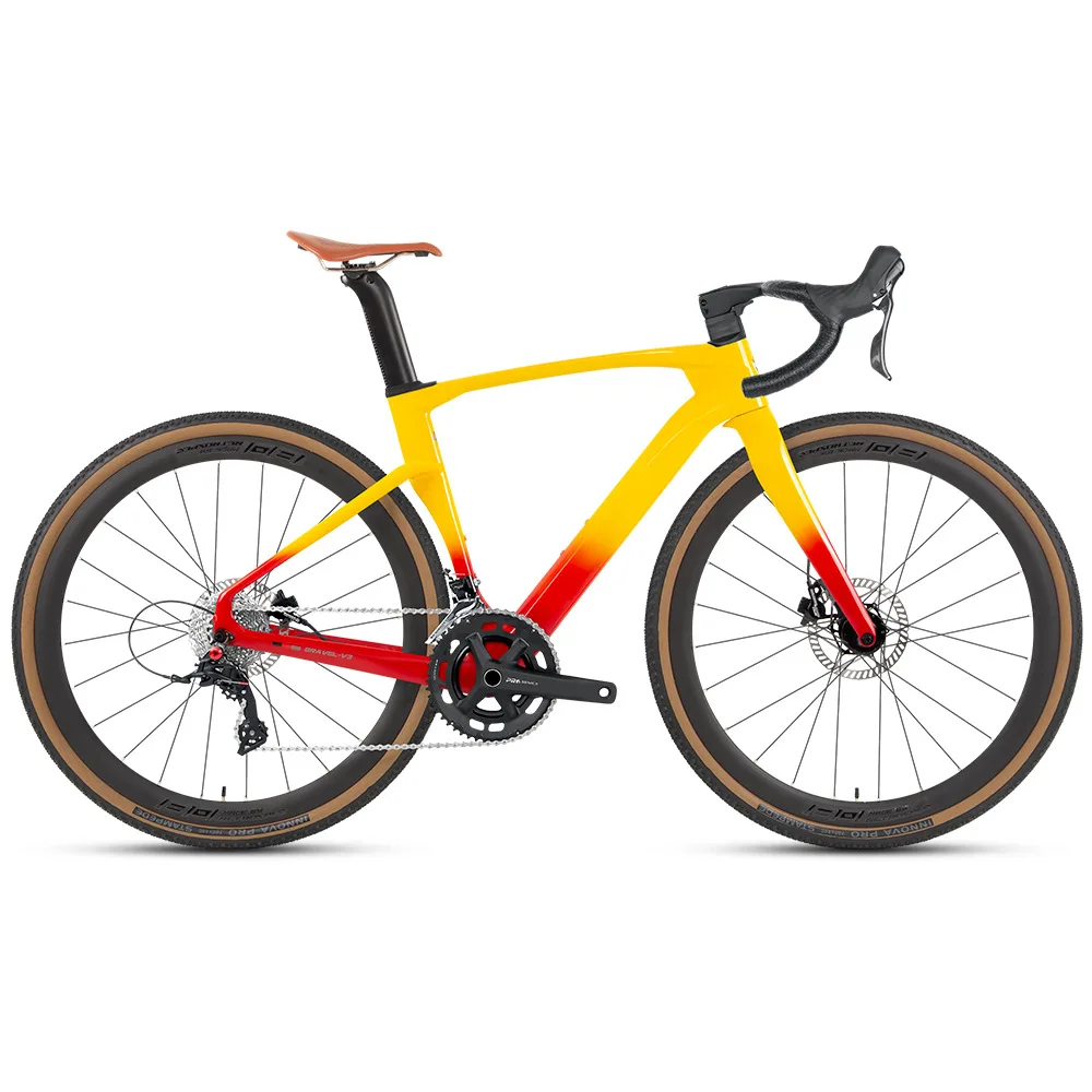 QQA Gravel-v3 Mechanical Axis Carbon Fiber Gravel Bicycle Disc Brakes Aluminum Alloy Wheels 24-Speed Hydraulic Fully Embedded Ci