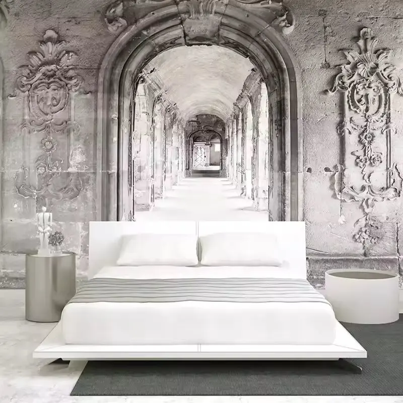

Custom 3D Photo Wallpaper Vintage Marble Background Wall Decor Mural 3D Creative Space Living Room Study Backdrop Wall Painting