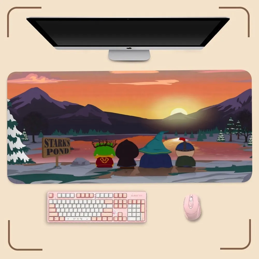 

C-Cartoon S-South P-Parks Mousepad Computer Mouse Pad 400x800x5mm Gaming Accessories Mause Keyboard PadKawaii Mice Mausepad