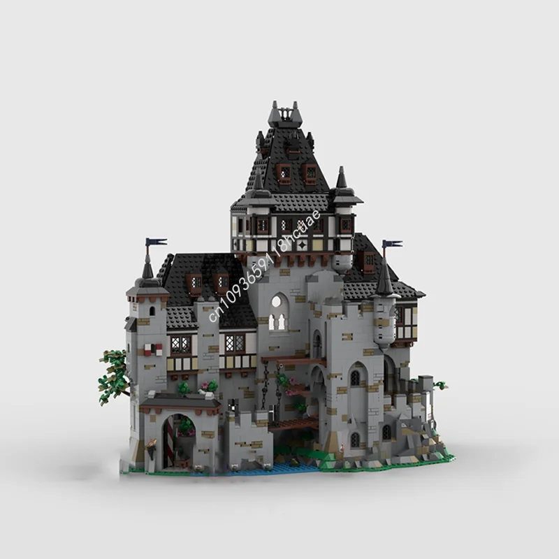 3996개 MOC 브릭버그 성 모델 블록 DIY 창의적인 브릭 교육용 어린이 건축 장난감 아이디어 크리스마스 선물