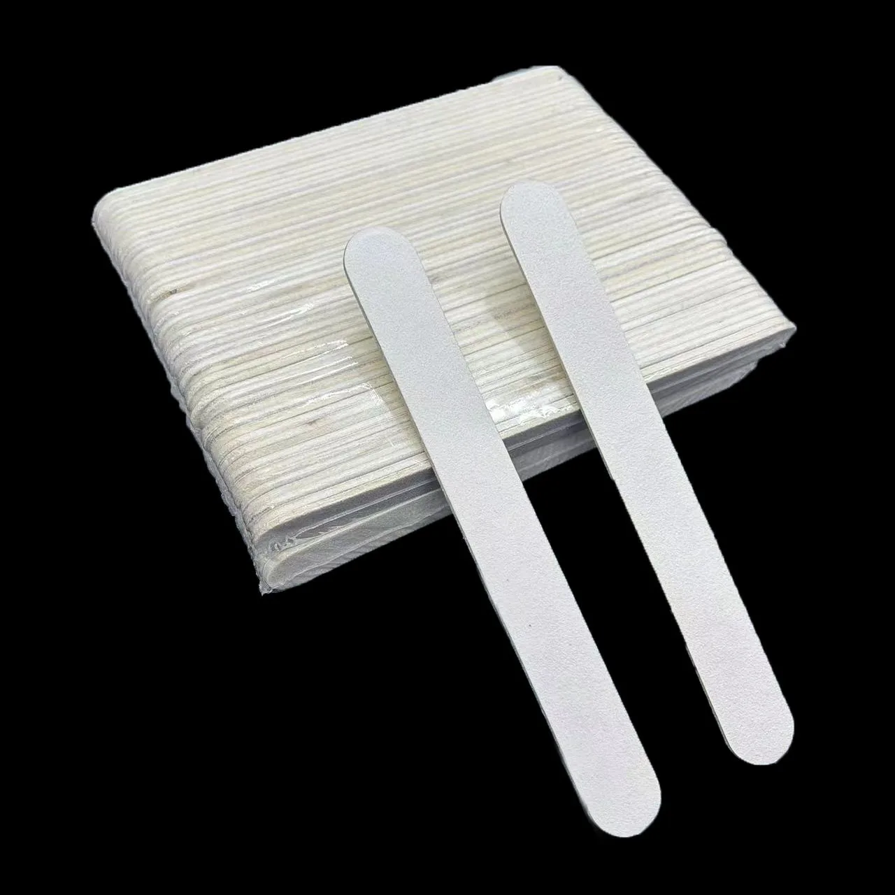 100 Stuks Witte Houten Nagelvijl 100/180 ,80/80,120/120 Hout Amaril Board Nagelvijl Manicure Tool