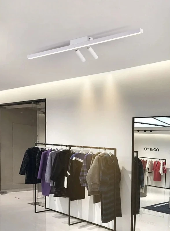 Modern Minimalist LED Home Ceiling Light Dual Length Surveillance Cameras Creative Lamps for Living Room Decoration Chandelier