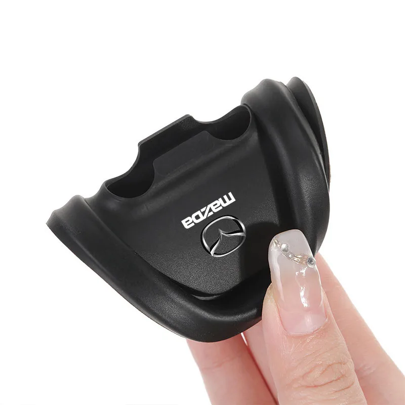 4 قطعة سيليكون قفل باب السيارة حامي غطاء اكسسوارات السيارات التصميم لمازدا 2 3 4 5 6 7 8 9 323 626 CX-3 MX-5 30 RX-8 Axela #2