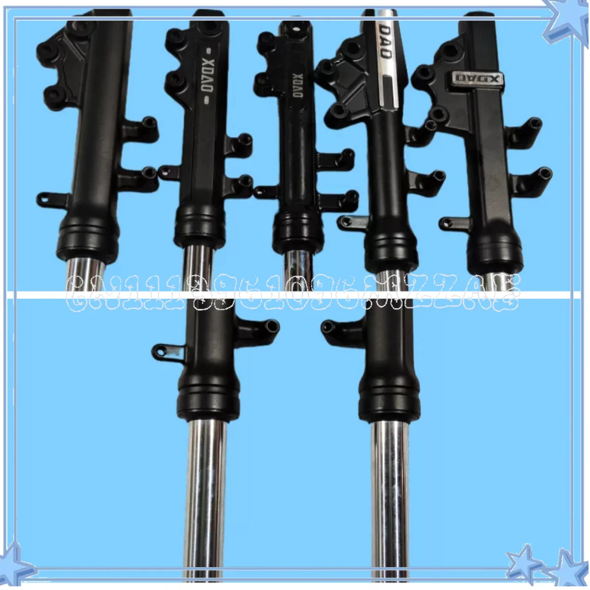 Electric Vehicle Front Shock Absorber 27 Tube 30 Tube Knife Electric Vehicle Front Fork Shock Absorber Accessories Disc Brake