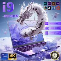 Intel Core i9 8950HK Laptop Gamer 16GB DDR4 1TB 2TB SSD Laptops Windows 11 Computer 14.1inch 1920*1080 Office Notebook PC Gaming