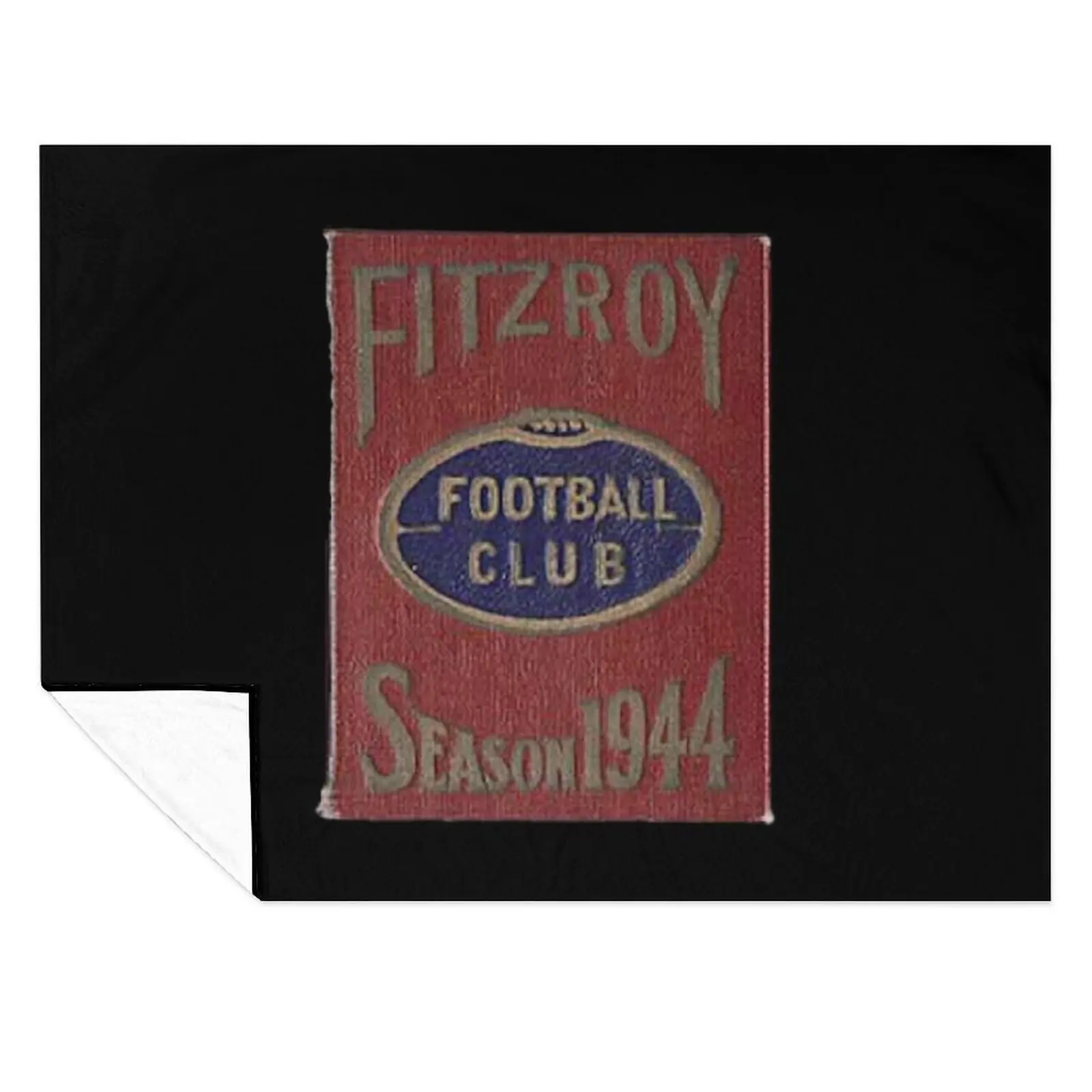 

Vintage Fitzroy football club AFL Footy Throw Blanket Plaid on the sofa funny gift Blankets For Baby Blankets