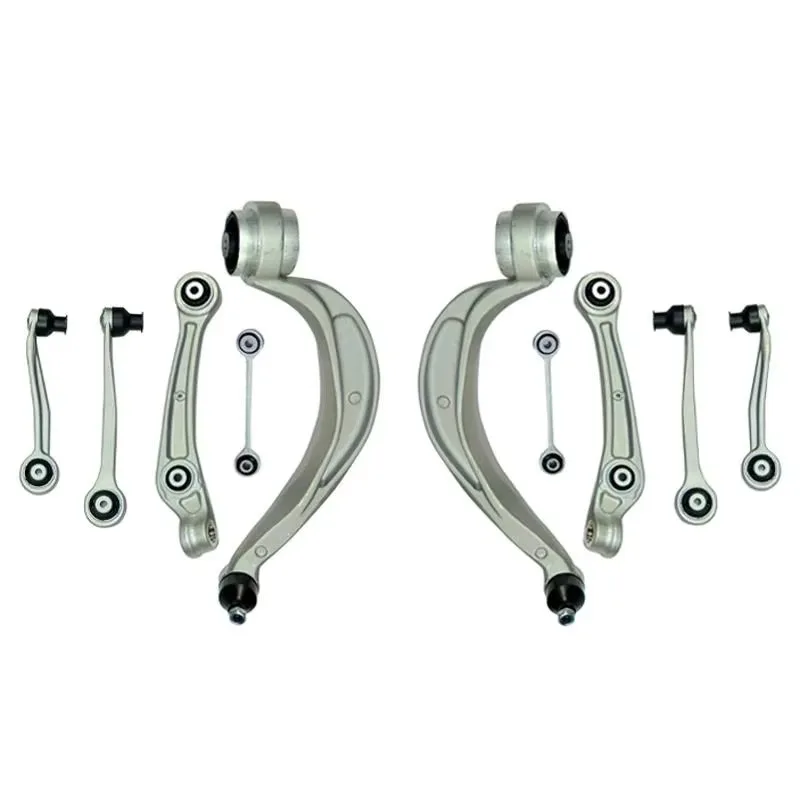 Kit de brazo de Control inferior de rótula de enlace estabilizador de brazo de Control de suspensión de piezas de automóvil para brazos de suspensión Audi A8 A8L S8