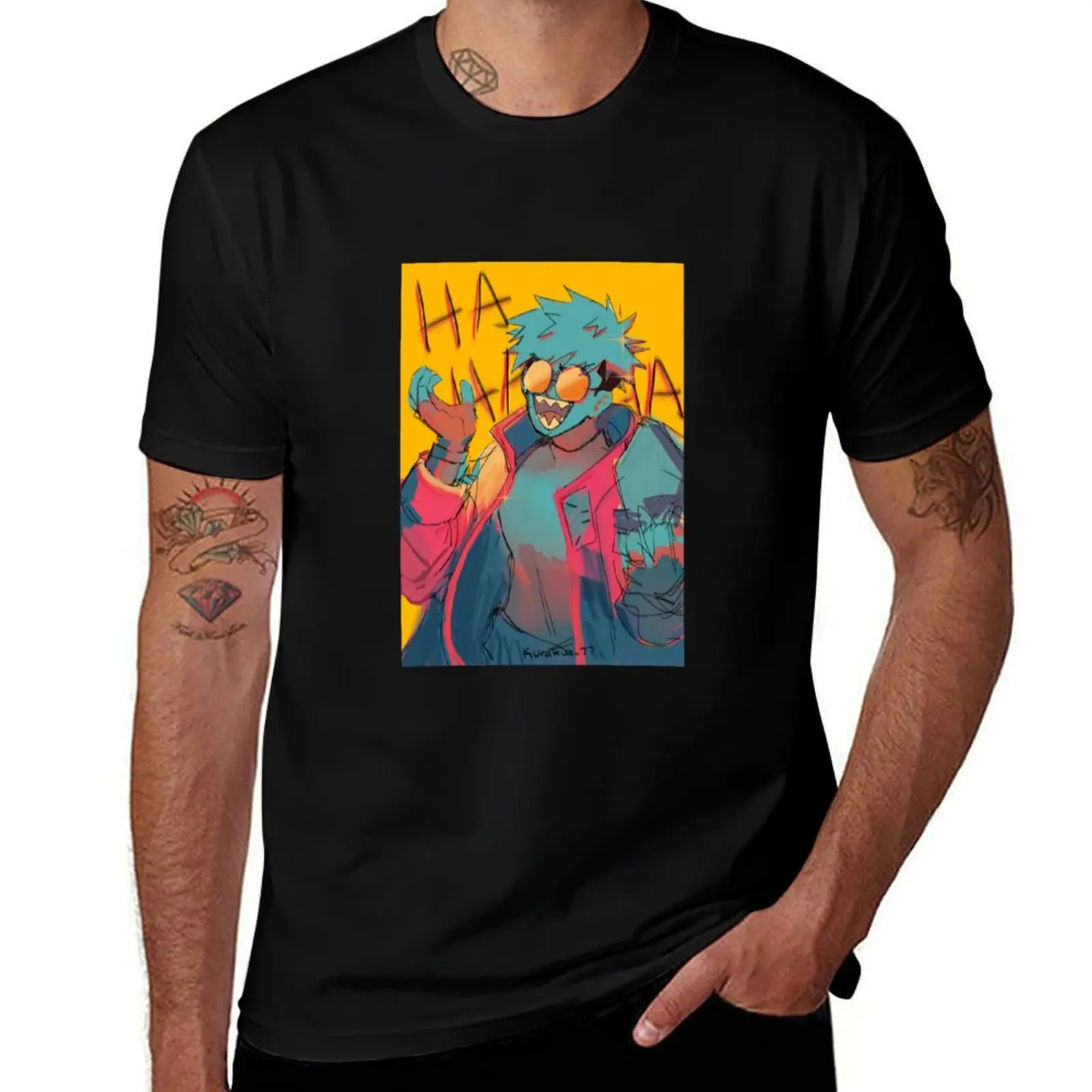 VASH THE STAMPEDE T-Shirt Retro Graphic Print T-Shirt