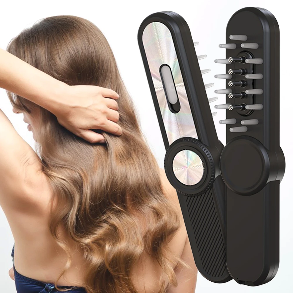 

Electric Scalp Massage Comb 3 in 1 Infrared LED Hair Growth Scalp Massager Brush with Oil Therapy for Men Women