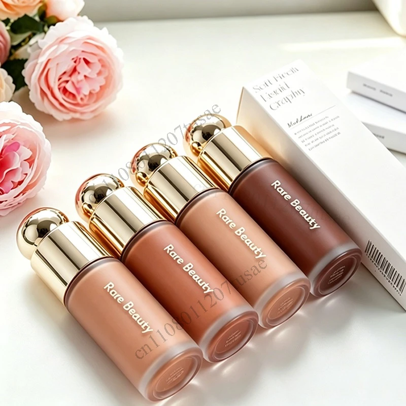 Bronceador Líquido Facial 3D Soft Pinch de Rare Beauty, Sombra de Contorno, Iluminador, Crea Tonos de Maquillaje Naturales para Todos los Tonos de Piel