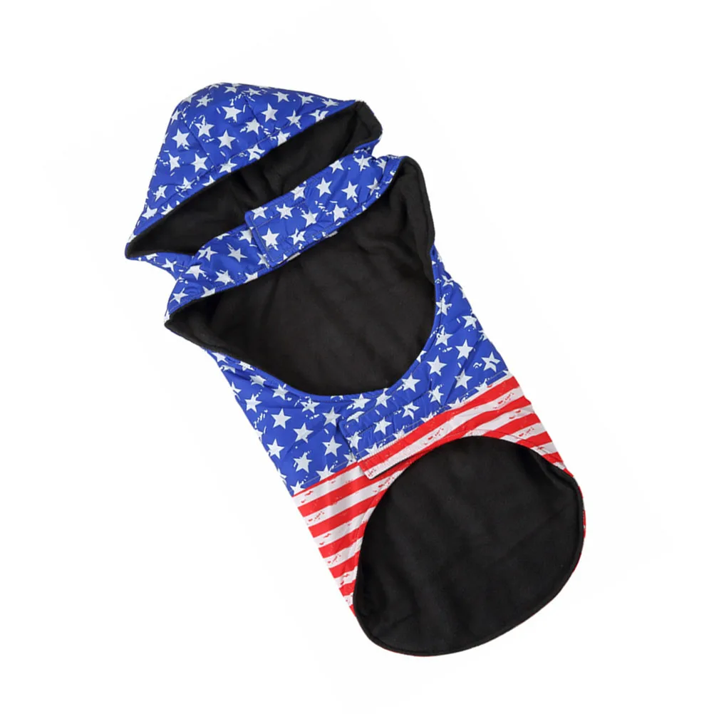 

Winter Dog Coat Polyester Costume Warm Hoodie for Small Large Dogs Waterproof Jacket Pet Accessory Fashion Design Comfortable