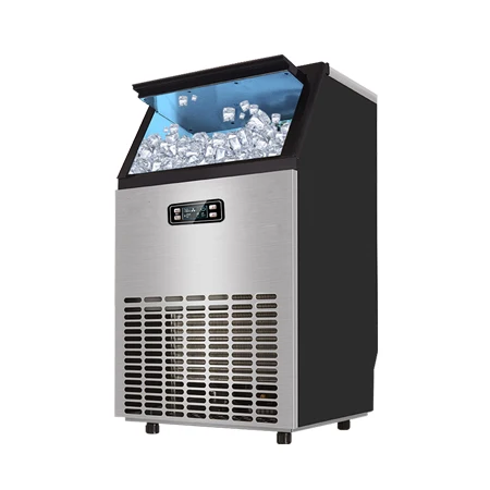 

Ice Cube Machine 55kg Automatic Home Commercial Ice Block Making Machine Countertop Ice Maker Machine for Business