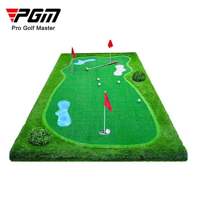 

PGM Cross-border Hot Selling Indoor Golf Office Putting Trainer Mini Water Ripple Green Golfgreen