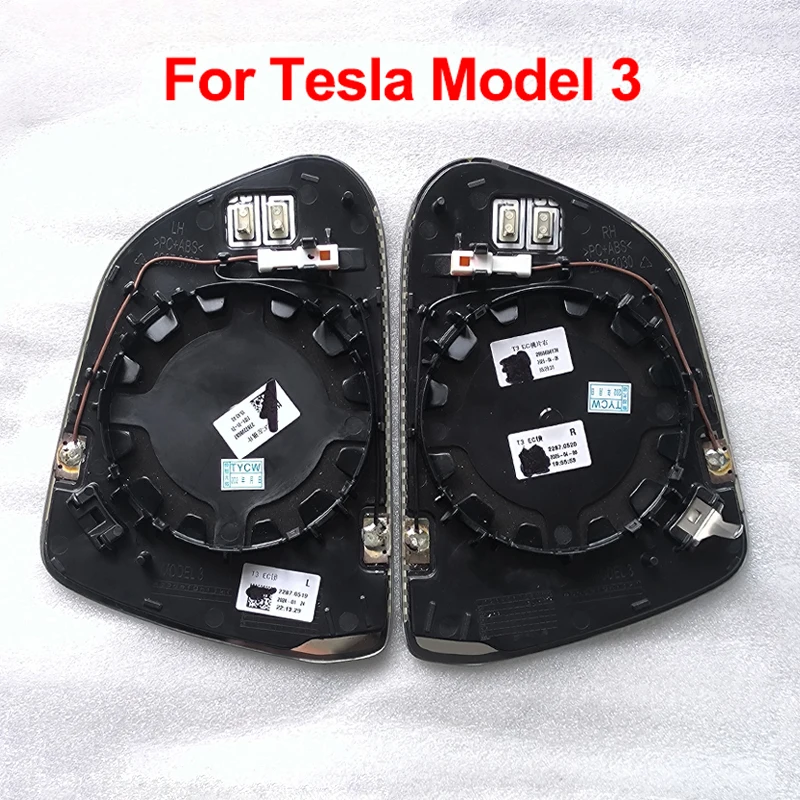 Original Für Tesla Modell 3/Y 2017-2025 Highland Juniper Auto Rückspiegel Weitwinkel Glas Auto Dimmen Anti-glare Erhitzt Len – Detail 3