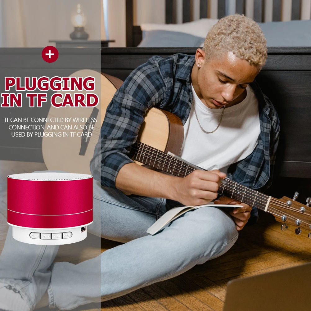 

Fashionable Metal Colorful Breathing Light Wireless Mini Surround Sound Card Usb Portable Led Speaker