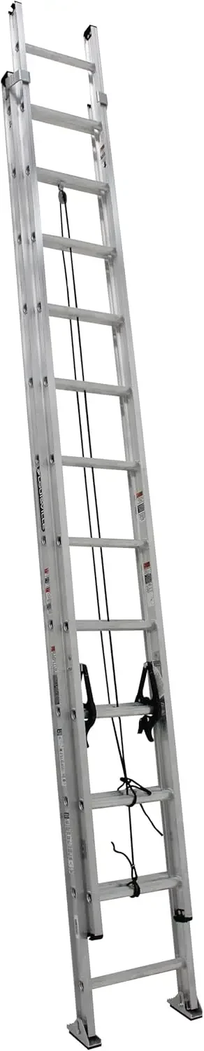 Louisville Ladder 24-foot Aluminium Extension Ladder, 300-Pound Load Capacity, Type IA, AE2224