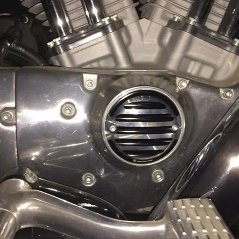 M76E Motorrad-Motorabdeckungssatz, 3-teiliges Ersatzset für die Kupplungsseitenwand für XL883 XL1200 X48 – Detail 5