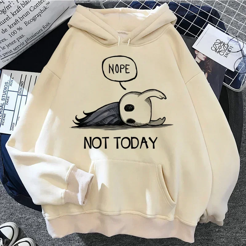 Hollow Knight Hoodies Men Korea Ulzzang Grunge Y2k Aesthetic Fmale Pullover Fashion Casual HipHop Sweatshirt Harajuku Unisex