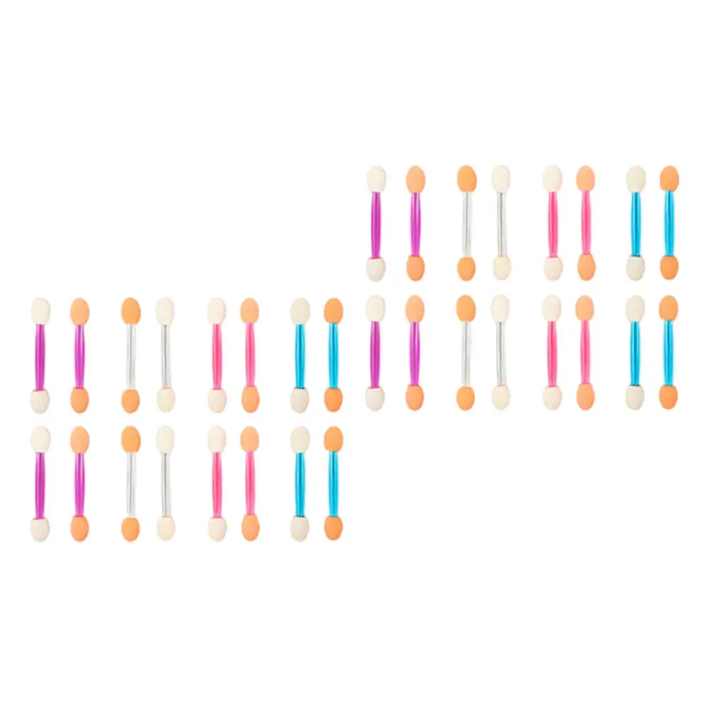 120 Stück Lidschatten-Stiftpinsel, doppelseitiger Applikator für glattes Augen-Make-up, professionelle Werkzeuge für Frauen, Gesicht