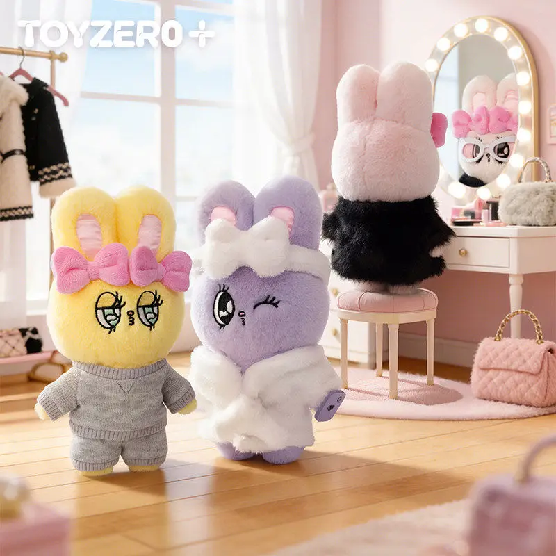 Esther Bunny Mystery Box Fashion Forward Series Soft Keychain Cute Doll Bag Charm Collectible Toy Gift For Fans Photography Prop - view 6