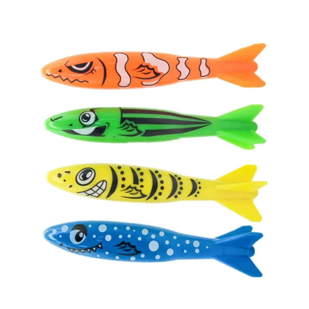 4 pièces bâtons de poids de sport amusants jouets sous-marins de plongée de natation jouet de piscine de plongée de fusée